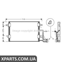 Радіатор кондиціонера AVA AI5173