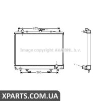Охолоджувач, охолодження двигуна AVA MT2163