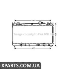 Радиатор охлаждения AVA TO2282