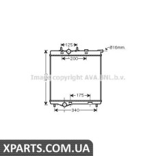Радиатор AVA PEA2298