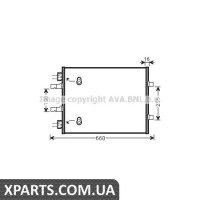 Радіатор AVA OL5480