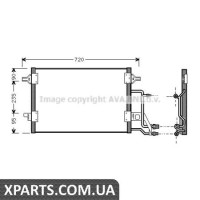 Радіатор кондиціонера AVA AI5140