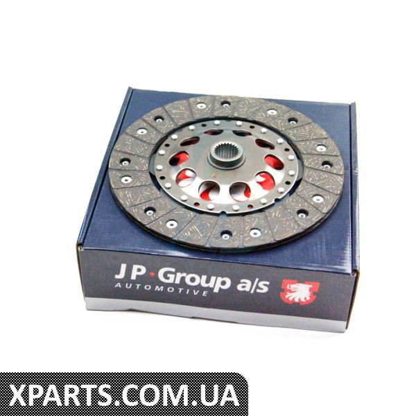 1130201900 JPGROUP Диск прищеплення 228mm Audi 80 2.0-2.3E 91>94