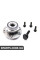 1141402200 JPGROUP Підшипник маточини перед. Caddy 04-/Golf 04- (3 болти)