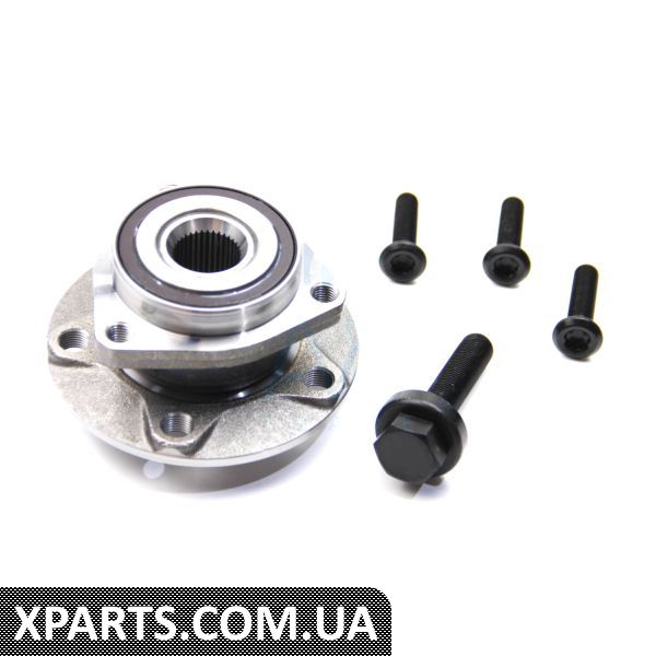 1141402200 JPGROUP Підшипник маточини перед. Caddy 04-/Golf 04- (3 болти)