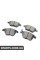 1163601110 JPGROUP Гальмівні колодки перед. Caddy III/Golf V/Passat B6/Octavia A5