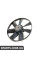 1199100700 JPGROUP Вентилятор радіатора Golf III/Passat B3 (100/60W/305mm)