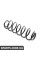 14875215 CSGERMANY Пружина задня Skoda Octavia 04-13/Jetta 10-