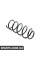 14950663 CSGERMANY Пружина передня VW Golf IV 1.4/1.6 97-05