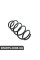 14950764 CSGERMANY Пружина передня Golf V/Touran 1.9/2.0 TDI 03- (12.2mm L=350)