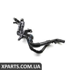 15572 RAPRO Патрубок радіатора (к-кт) Berlingo/Expert/Partner 1.6 HDI 04- (пластик)