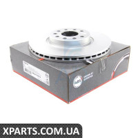 17558 ABS Гальмівний диск перед. Caddy III/IV/Golf/Jetta/Passat/Octavia 05- (312x25)