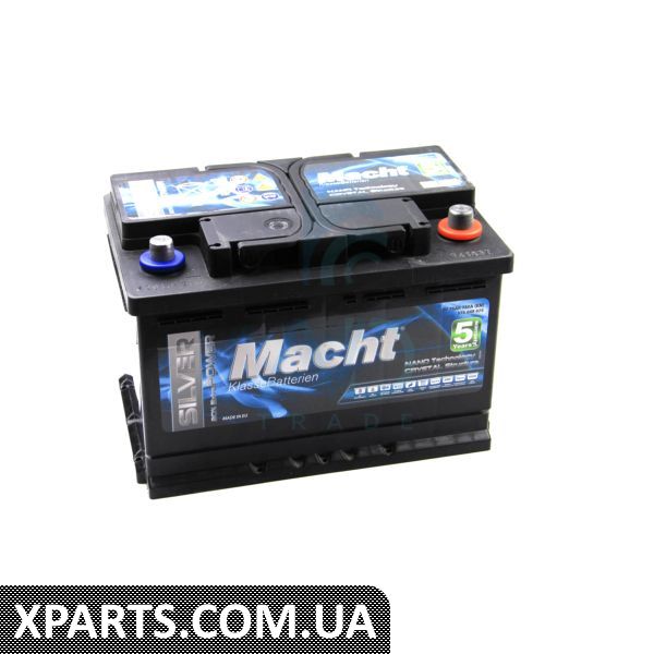 25875 MACHT Акумулятор Macht Silver Power 75Ah/750A 278x175x175