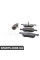 37469 ABS Колодки гальмівні пров. Voyager/Grand Voyager/Caravan/Grand Caravan 00-08