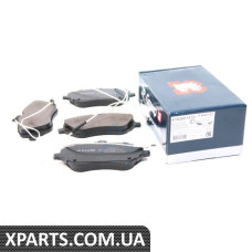4163601410 JPGROUP Гальмівні колодки перед. Peugeot 407/607 04- (TRW) (162,3x79,1x18,4)