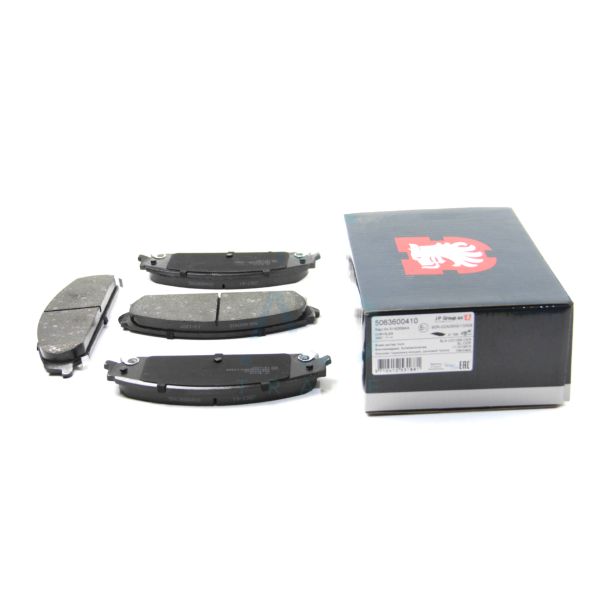 5063600410 JPGROUP Гальмівні колодки перед. Chrysler 300C 04-12 (bosch)