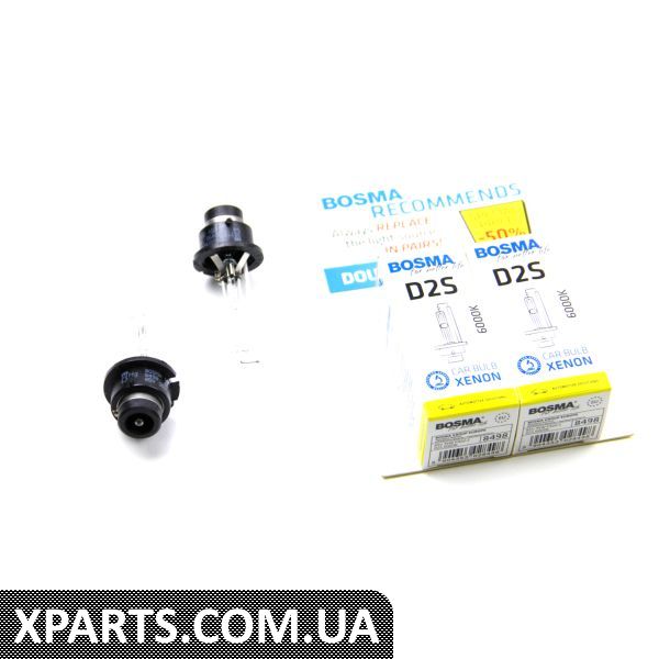 8498D BOSMA Лампа ксенонова D2S XENON 85V 35W P32D-2 6000K (2 шт)