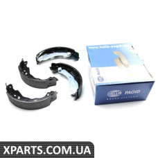 8DB355002641 HELLAPAGID Гальмівні колодки зад. Logan 1.2/1.4/1.6 i/1.5 dCi 04- (203x38) (для авто.без ABS)