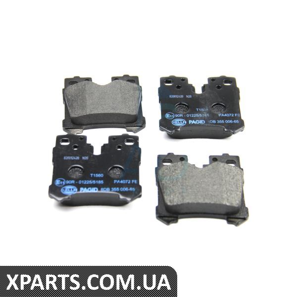 8DB355006651 HELLAPAGID Гальмівні колодки зад. Lexus LS 06-4.6-5.0