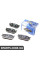 8DB355006951 HELLAPAGID Гальмівні колодки перед Hyundai Accent/Kia Rio 05- (mando)