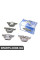 8DB355009331 HELLAPAGID Гальмівні колодки зад. BMW 3(E46)/7(E38)/X5(E53) 94-11 (ATE) (122x58,2x17,3)