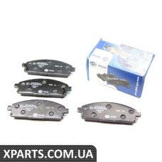 8DB355009661 HELLAPAGID Колодки гальмівні передні Nissan X-Trail 01-13/Pathfinder 97-04 (sumitomo) (159x55,9x16)