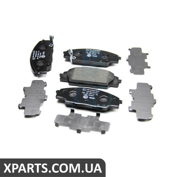 8DB355009731 HELLAPAGID Гальмівні колодки Перед. Civic VII/VIII 01-2.0