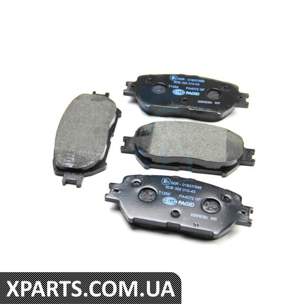 8DB355010431 HELLAPAGID Гальмівні колодки перед. Toyota Camry 96-06 (akebono)
