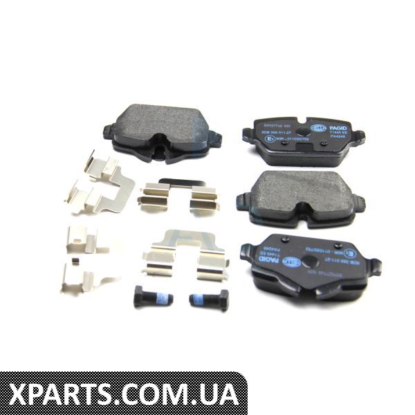 8DB355011271 HELLAPAGID Гальмівні колодки зад. BMW 3(E90)/1(E81) 04-13 (TRW)