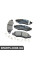 8DB355011691 HELLAPAGID Гальмівні колодки перед. Agila/Ignis/Wagon R 00-1.0-1.5