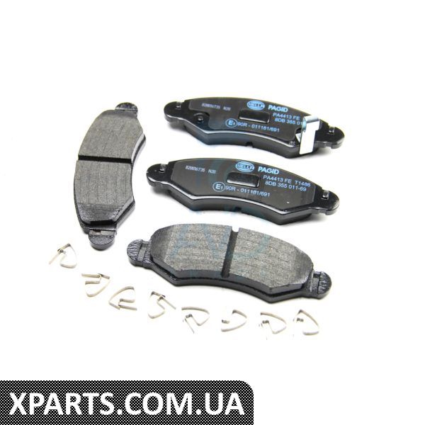 8DB355011691 HELLAPAGID Гальмівні колодки перед. Agila/Ignis/Wagon R 00-1.0-1.5