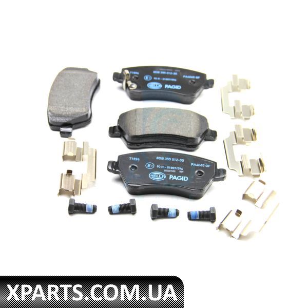 8DB355012301 HELLAPAGID Гальмівні колодки перед. Suzuki Swift 05- (TRW)
