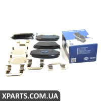 8DB355013041 HELLAPAGID Гальмівні колодки перед. Opel Astra J 09-/Insignia 08- (Mando)