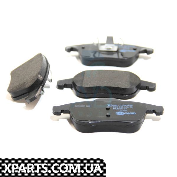 8DB355013351 HELLAPAGID Колодки гальмівні передні Citroen C4 Picasso 06-/Peugeot 5008 09- (ATE)