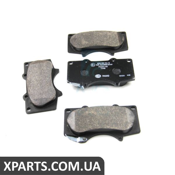 8DB355014121 HELLAPAGID Гальмівні колодки перед. MITSUBISHI PAJERO/TOYOTA FJ CRUISER/LAND CRUISER 2.7-4.7 01-