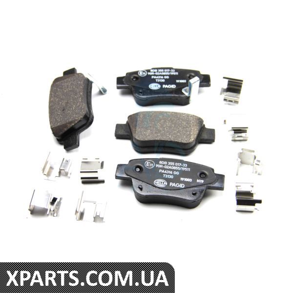 8DB355017331 HELLAPAGID Гальмівні колодки зад. Toyota Avensis 00-08 (Bosch)