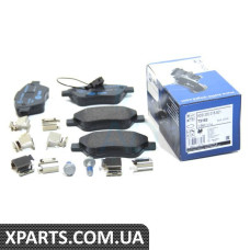 8DB355018821 HELLAPAGID Гальмівні колодки перед. Doblo 01- (Bosch) (122.8x53.6) з датчиком