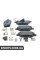 8DB355018821 HELLAPAGID Гальмівні колодки перед. Doblo 01- (Bosch) (122.8x53.6) з датчиком