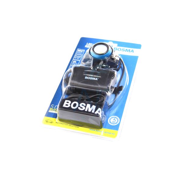 9815 BOSMA Фонарик налобний LED 500 Lm (blister 1 pcs)