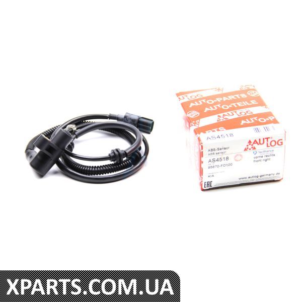 AS4518 AUTLOG Датчик ABS KIA RIO 1.3/1.5 00-05 перед. Пр