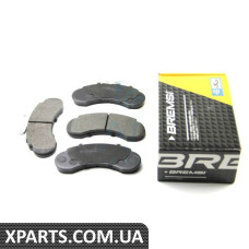 BP2566 BREMSI Гальмівні колодки перед. MB 100 (631) 88- (Bendix)