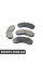 BP2566 BREMSI Гальмівні колодки перед. MB 100 (631) 88- (Bendix)