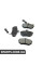 BP2643 BREMSI Гальмівні колодки перед. Audi 80/100 78-96 (TRW) (119x70x19,6) з датчиком