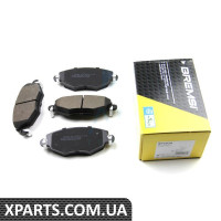 BP2926 BREMSI Гальмівні колодки перед. Mondeo III/Jaguar X-TYPE 00- (Bosch)