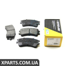 BP3089 BREMSI Гальмівні колодки перед. Mazda 6 02-