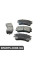 BP3089 BREMSI Гальмівні колодки перед. Mazda 6 02-