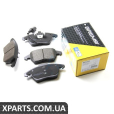 BP3103 BREMSI Гальмівні колодки перед. Caddy III/Golf V/Passat B6/Octavia A5