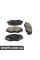 BP3117 BREMSI Гальмівні колодки перед. Honda Accord 03-08/CR-V 01-06 (akebono)