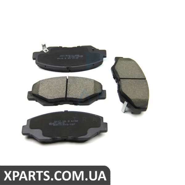 BP3117 BREMSI Гальмівні колодки перед. Honda Accord 03-08/CR-V 01-06 (akebono)
