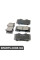 BP3139 BREMSI Гальмівні колодки перед. Toyota Land Cruiser/Hilux VII/Lexus GX/ MITSUBISHI PAJERO 01- (sumitomo)